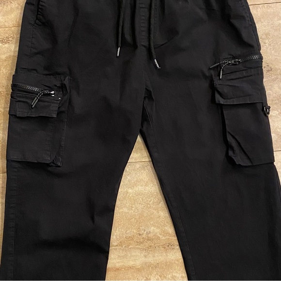 Brooklyn Cloth Cargo Jogger Pants Men's Size L Black Outdoors - Picture 7 of 11